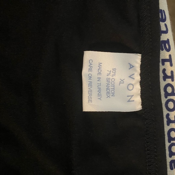 XLarge Women’s Sun Dress Vintage Built in shelf Support Maxi Black Avon - Picture 2 of 5